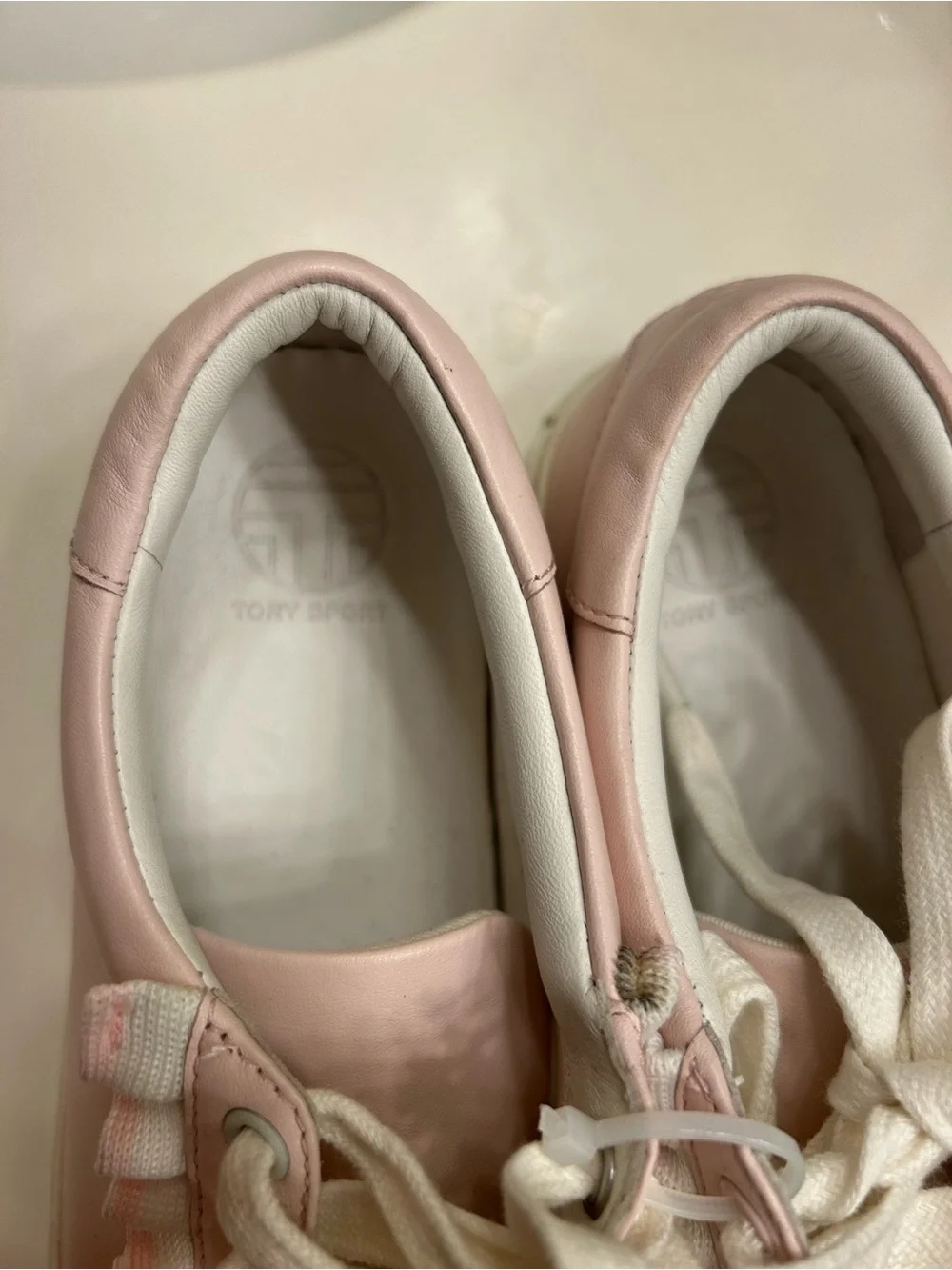 Tory Burch Pink Ruffle  Low-Top Sneakers